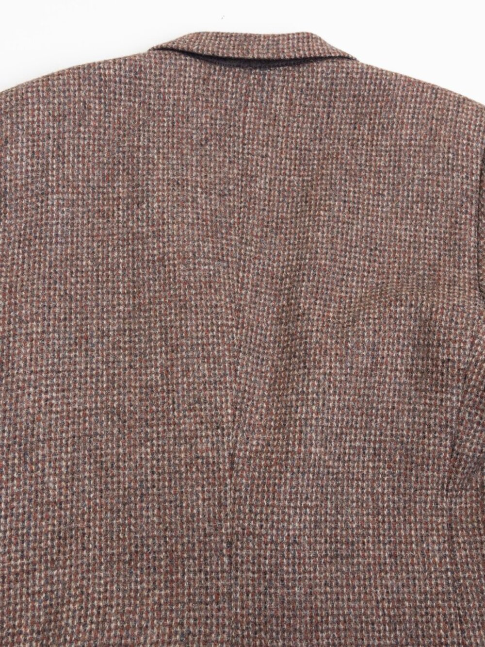 Vintage Harris Tweed Brown Wool Blazer Sport Coat 40R Handwoven Scotland 1970s - Picture 9 of 16